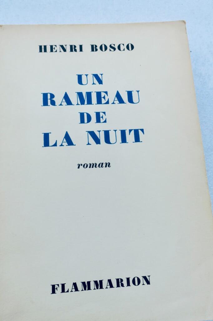 Ein Zweig in der Nacht - Widmung des Autors