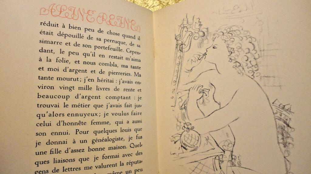 BOUFFLERS (Chevalier de) Aline, reine de Golconde. Lithographies de Jean-Edelman