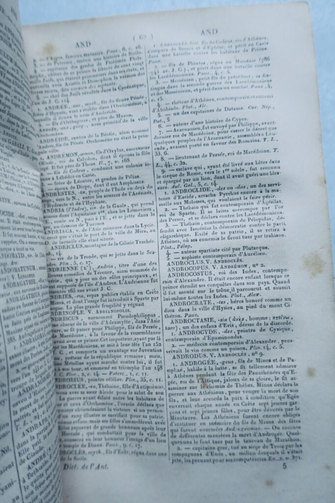 Wörterbuch der heiligen und profanen Antike