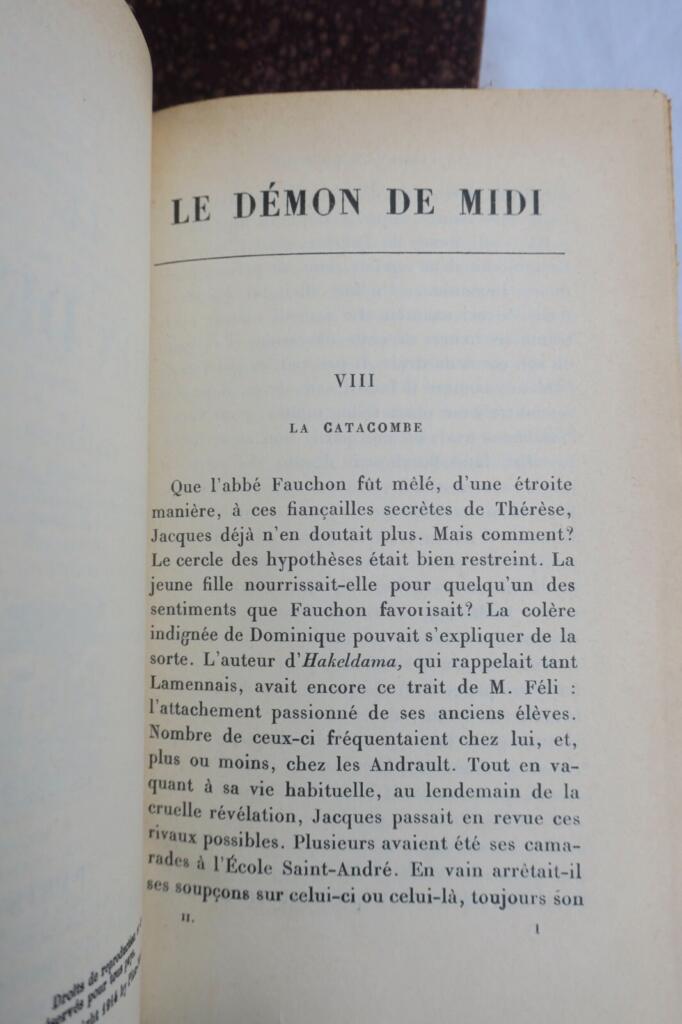 BOURGET Le démon de midi