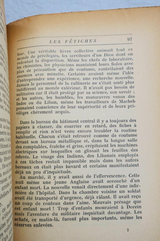 Boutelleaus Fetische mit Widmung des Autors