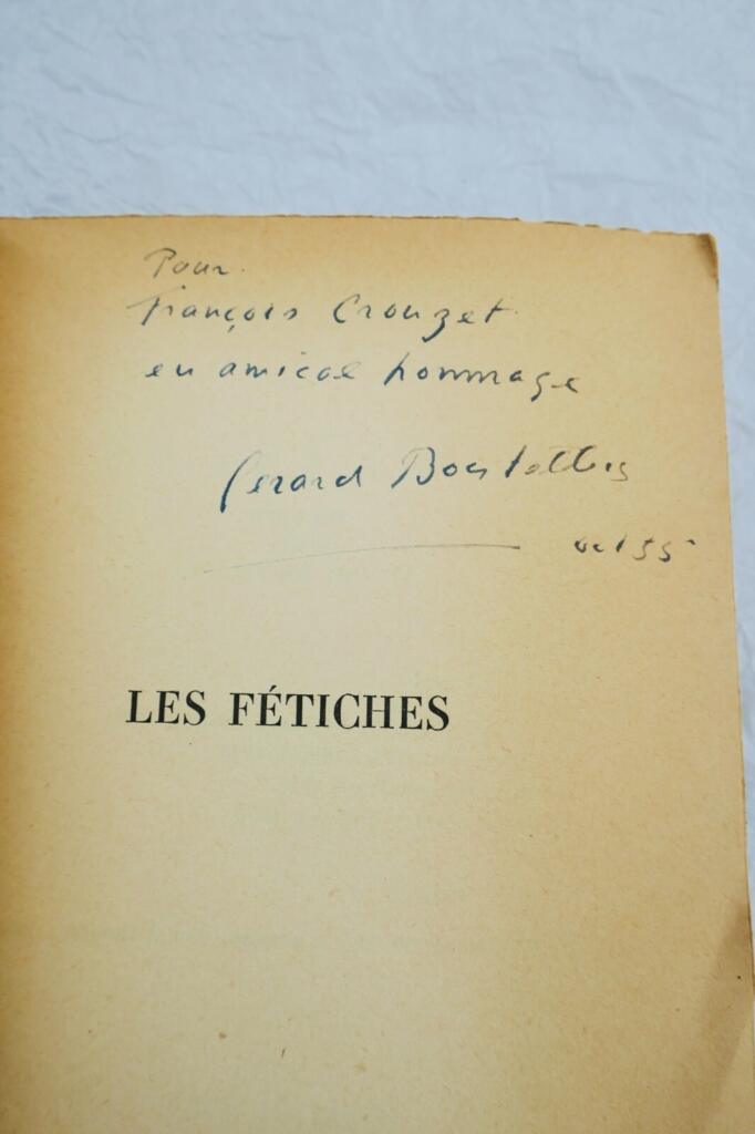 Boutelleaus Fetische mit Widmung des Autors