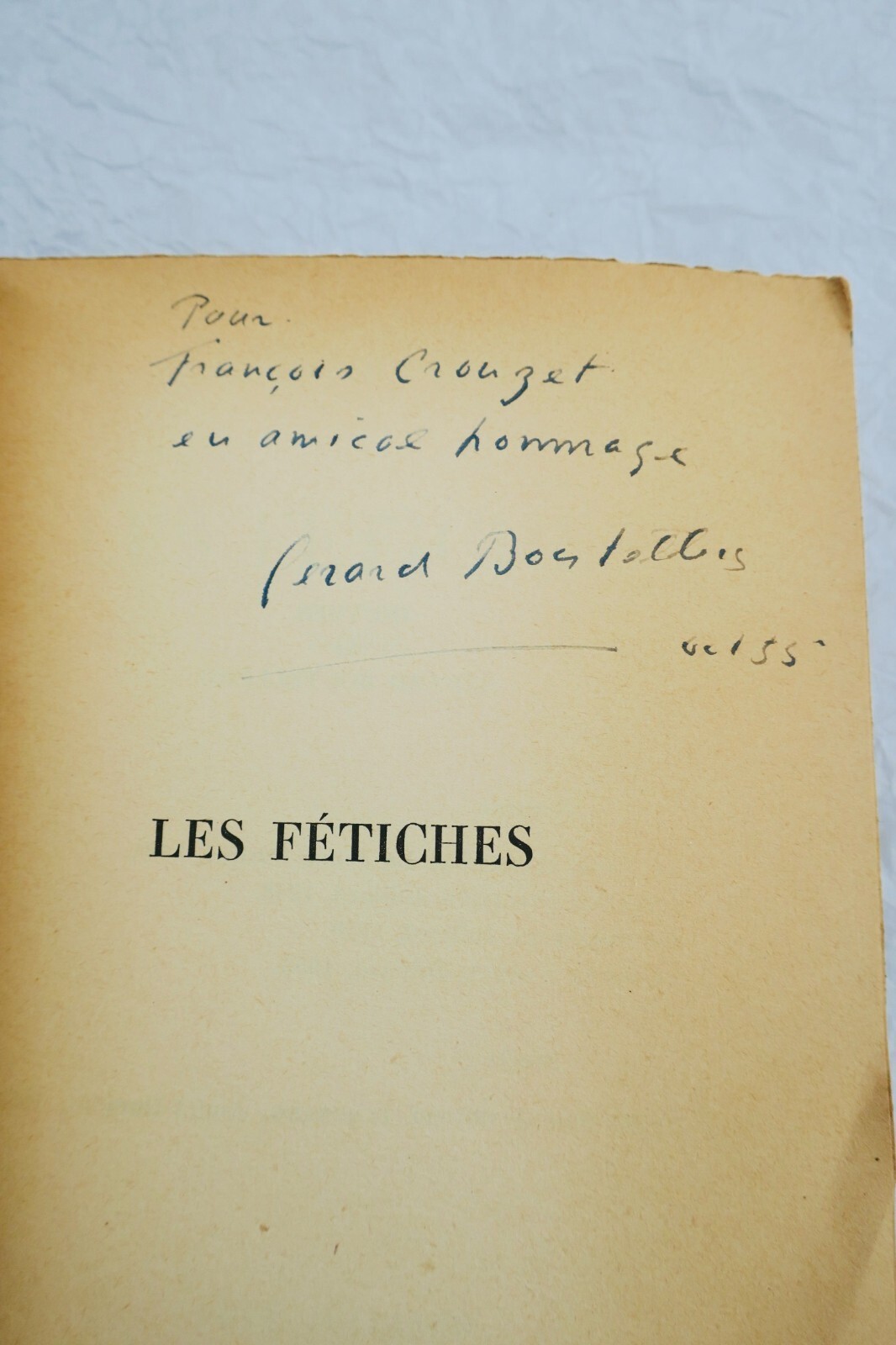 Boutelleaus Fetische mit Widmung des Autors - Image 7