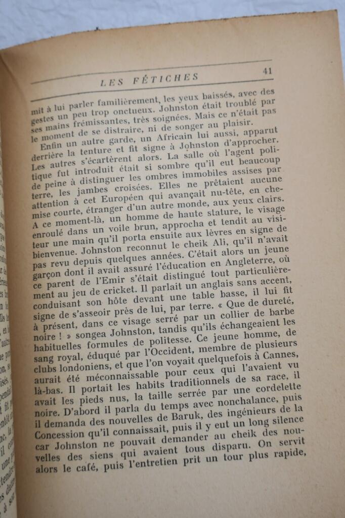 Boutelleaus Fetische mit Widmung des Autors
