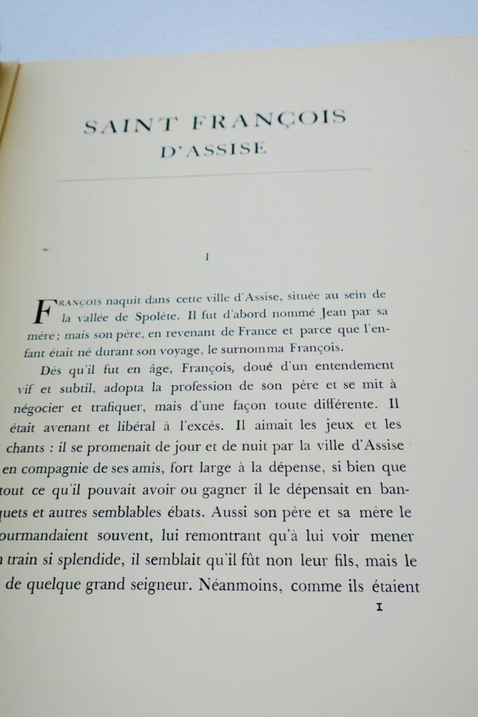 Boutet de MONVEL Maurice SAINT FRANÇOIS D’ASSISE