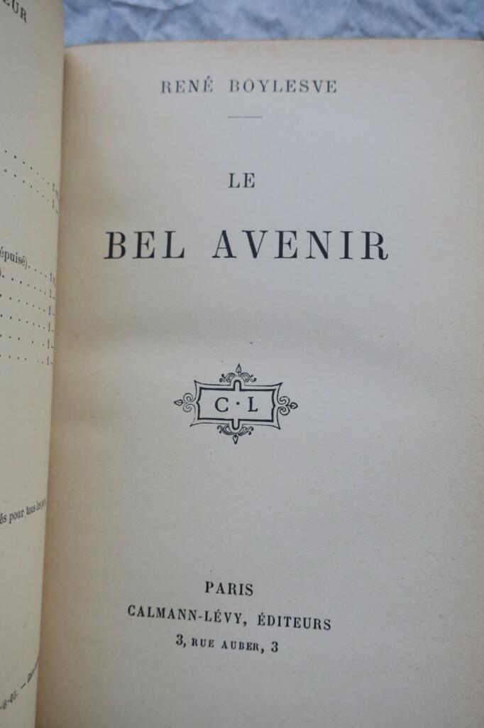 A Glimpse into the Future by René Boylesve