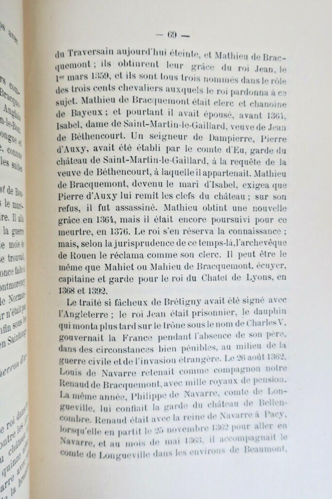 Bracquemont History of the parish of Bracquemont, from the earliest times