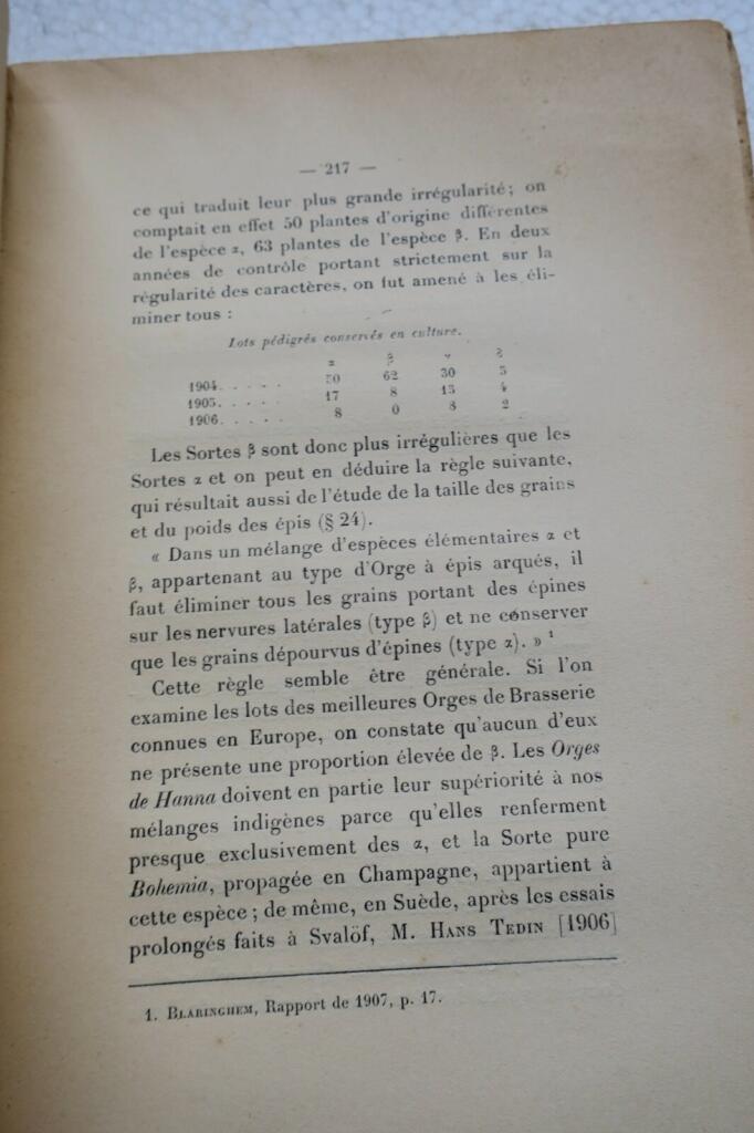 Brewing barley improvement studies