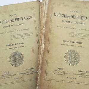 Bretagne GESLIN de BOURGOGNE Anciens évêchés de Bretagne Diocèse de St-Brieuc