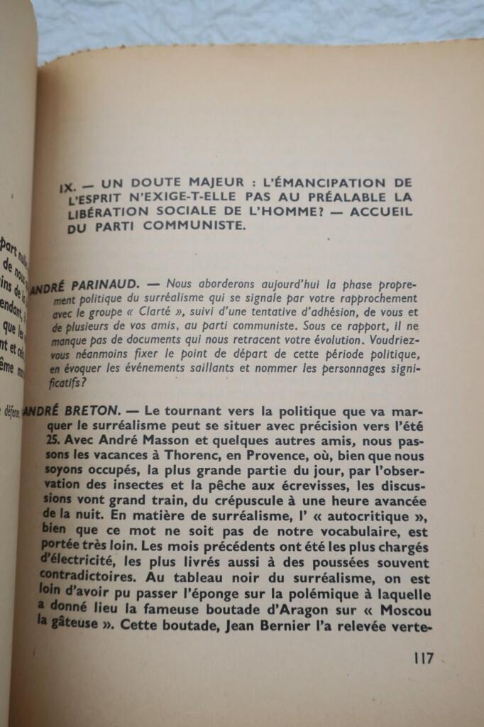 Interviews mit André Breton