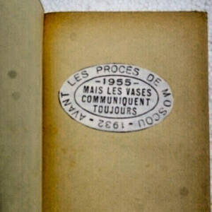 BRETON ANDRE LES VASES COMMUNICANTS