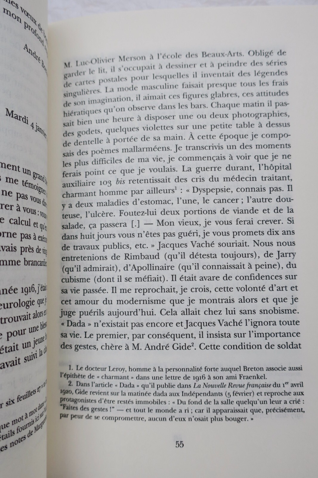 BRETON, André Lettres à Jacques Doucet : 1920-1926 Gallimard – Image 6