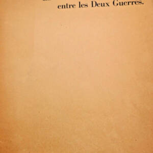 Breton (André) Situation du Surréalisme entre les deux guerres PRE-ORIGINAL