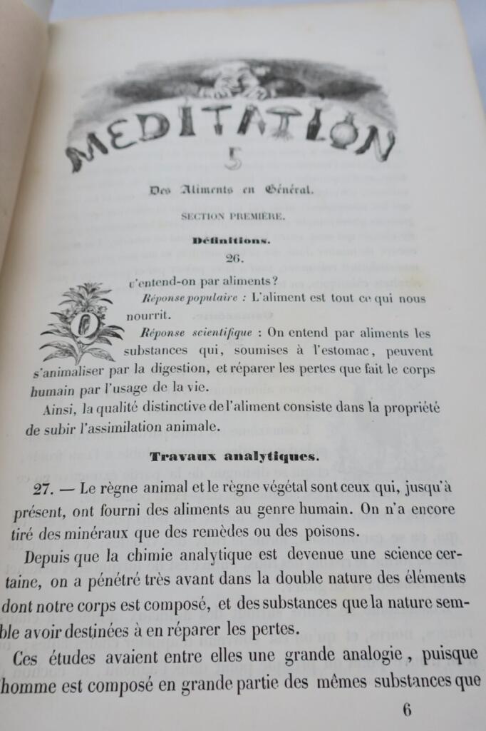 BRILLAT-SAVARIN’s gastronomic masterpiece