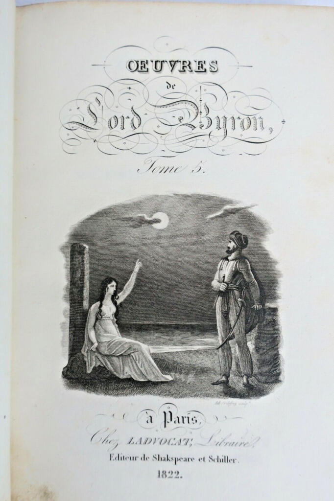 BYRON LORD OEUVRES DE LORD BYRON 1822