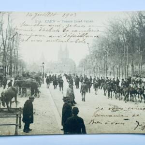 Caen 1903 fossés saint-julien 14 Colonel Tirailleurs Algérie