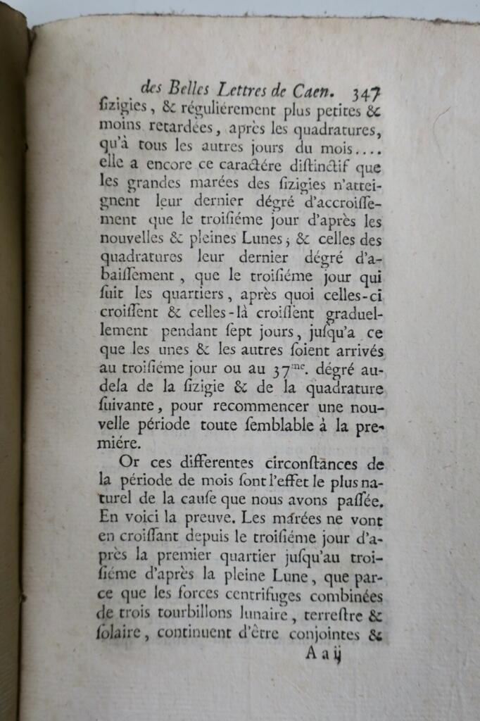 CAEN MEMOIRES DE L&rsquo;ACADEMIE DES BELLES LETTRES DE CAEN 1755