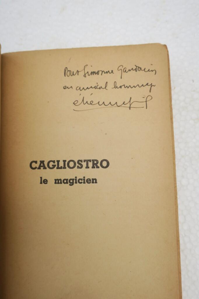 Cagliostro the Magician - Signed Dedication Copy