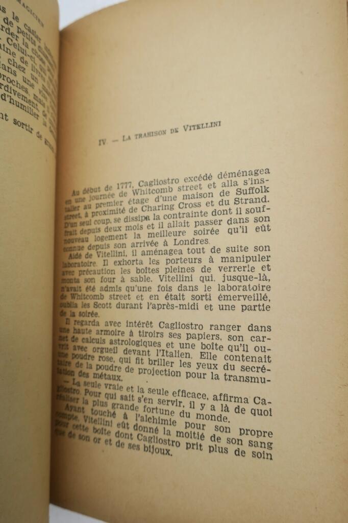 Cagliostro the Magician - Signed Dedication Copy