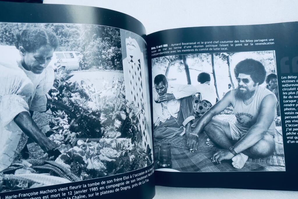 カレドニア:1984-1988年の黒白写真