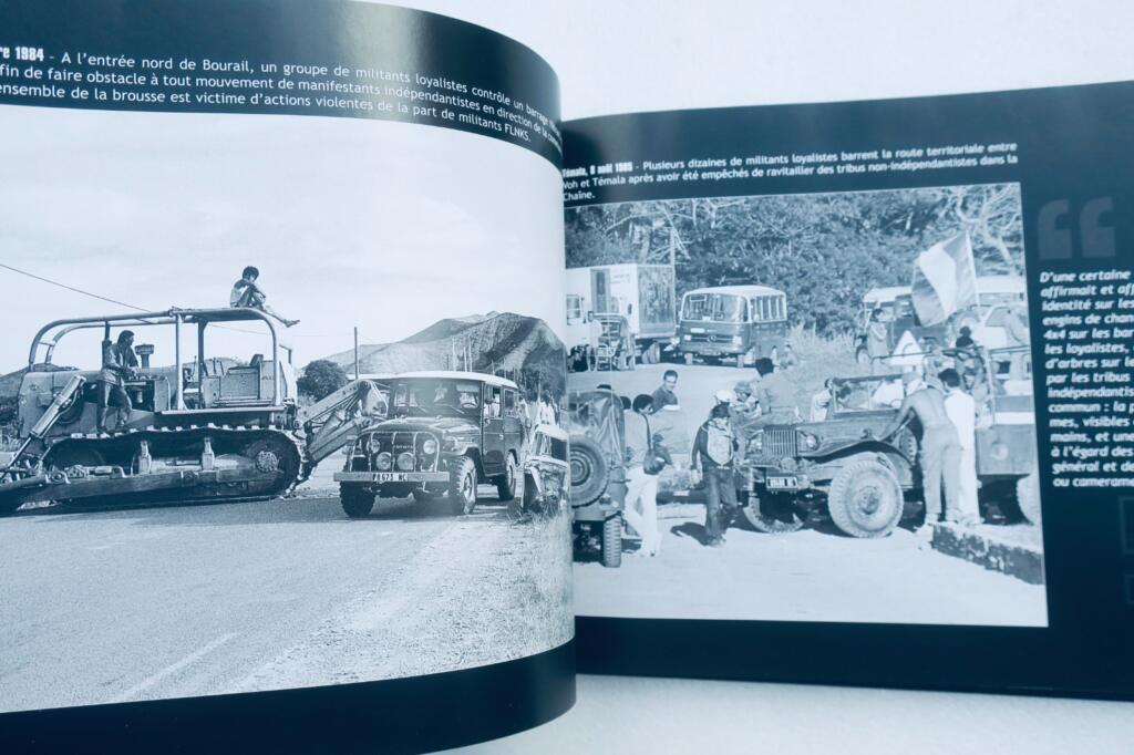 カレドニア:1984-1988年の黒白写真