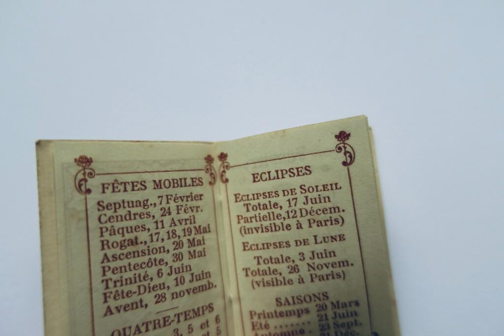 Mini 1909 Kalender
