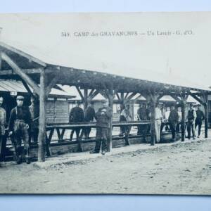 camp des Gravanches 1916 un lavoir POILU