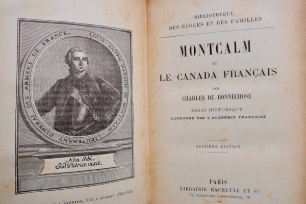 Canada MONTCALM ET LE CANADA FRANCAIS 1891