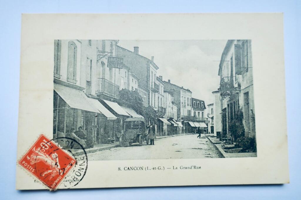 Cancon grand&rsquo;rue 1917