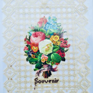 canivet composition floral 135 x 170 mm.