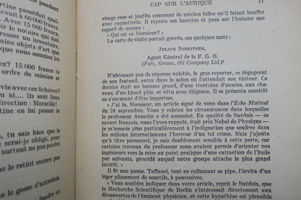 CAP SUR L&rsquo;AFRIQUE 1947