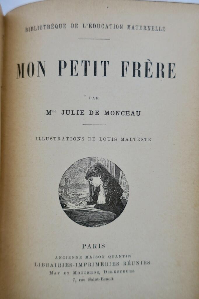 cartonnage DE MONCEAU Julie ( Mme ) Mon petit frère