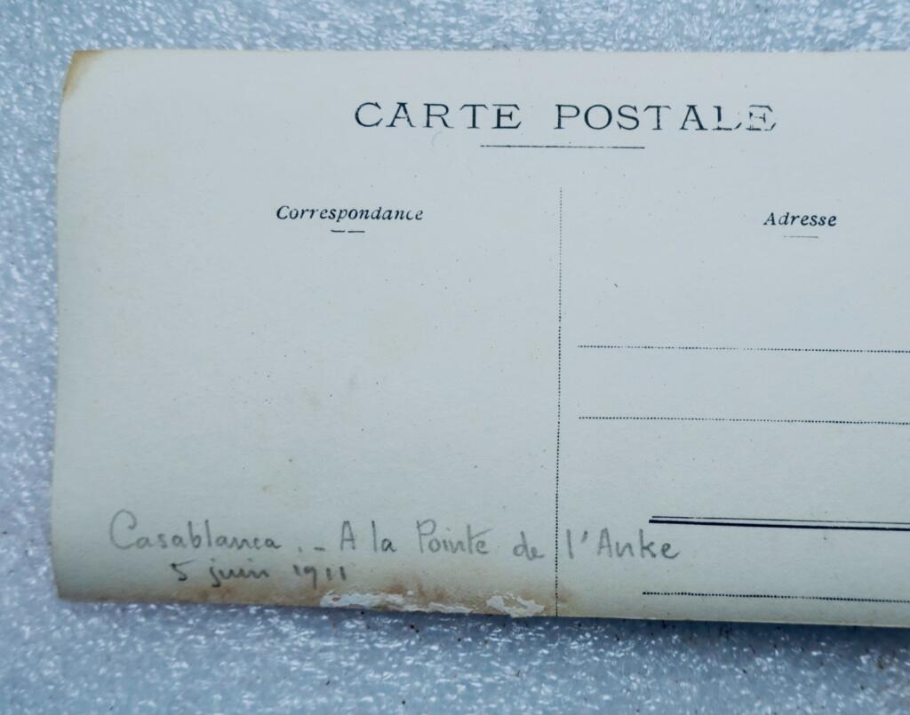 Casablanca élégantes 1911 carte stéréo x 5