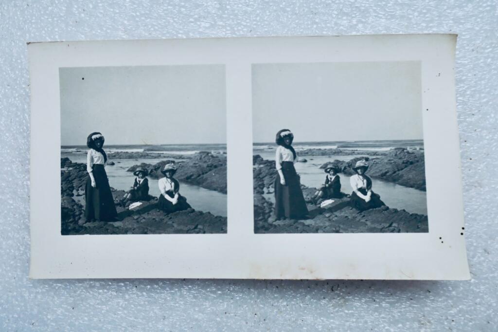 Casablanca élégantes 1911 carte stéréo x 5