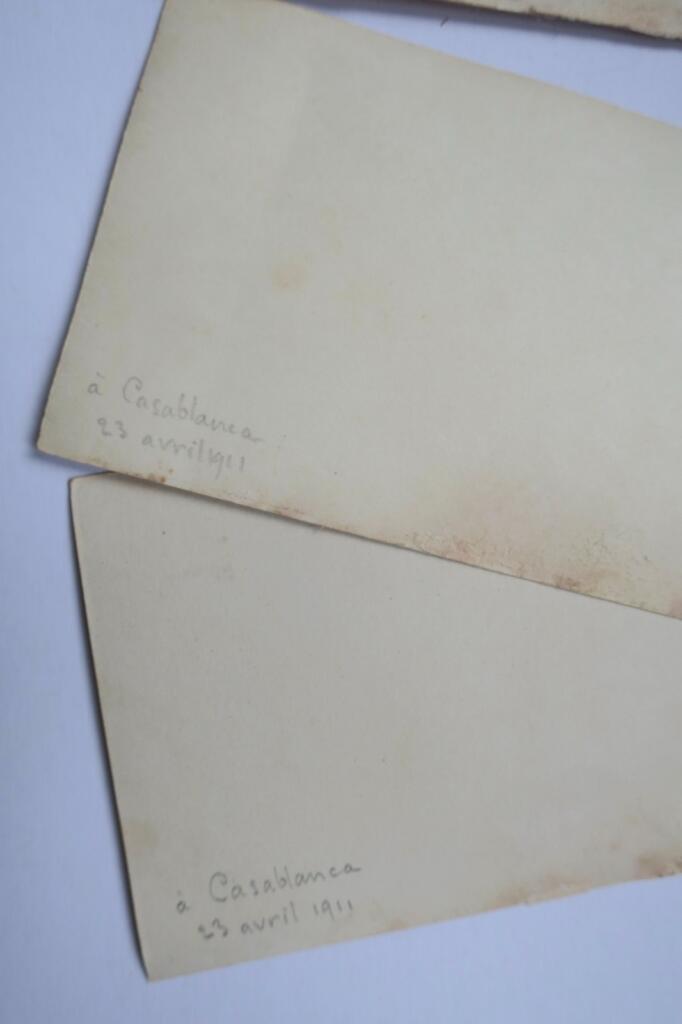 CASABLANCA jolie modèle 1911 3 cartes stéréo