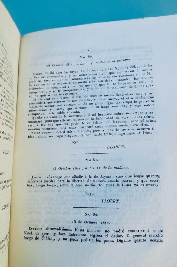 Catalan Conspirators' Correspondence, 1809