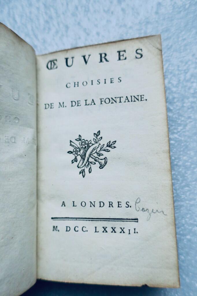 Selected Works of La Fontaine