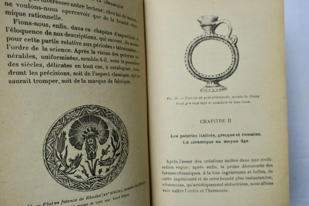 Céramique L’art de reconnaître les dentelles, guipures anciennes 1924