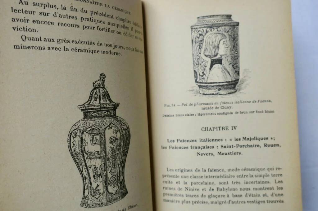 Céramique L’art de reconnaître les dentelles, guipures anciennes 1924