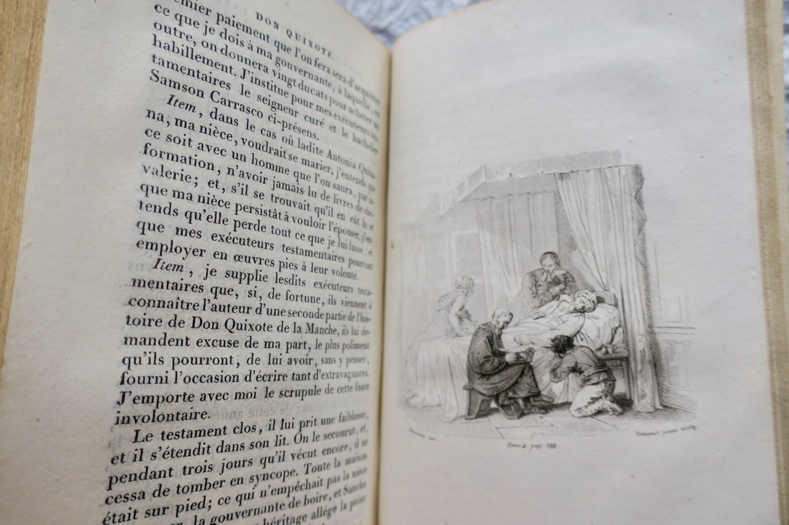 Cervantes' Don Quixote in der Pariser Ausgabe von 1821 - Image 8