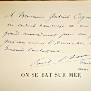 Chack illust- Riou On se Bat sur mer + dédicace