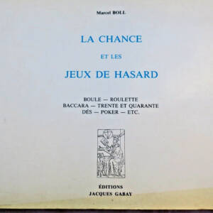 chance et les jeux de hasard - Loterie, boule, roulettes, baccarat...