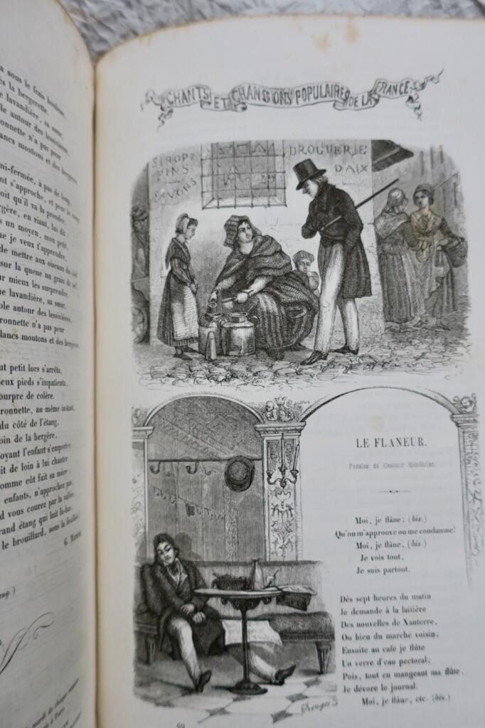 CHANTS ET CHANSONS POPULAIRES DE LA FRANCE 1858