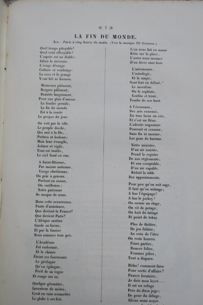 CHANTS ET CHANSONS POPULAIRES DE LA FRANCE 1858