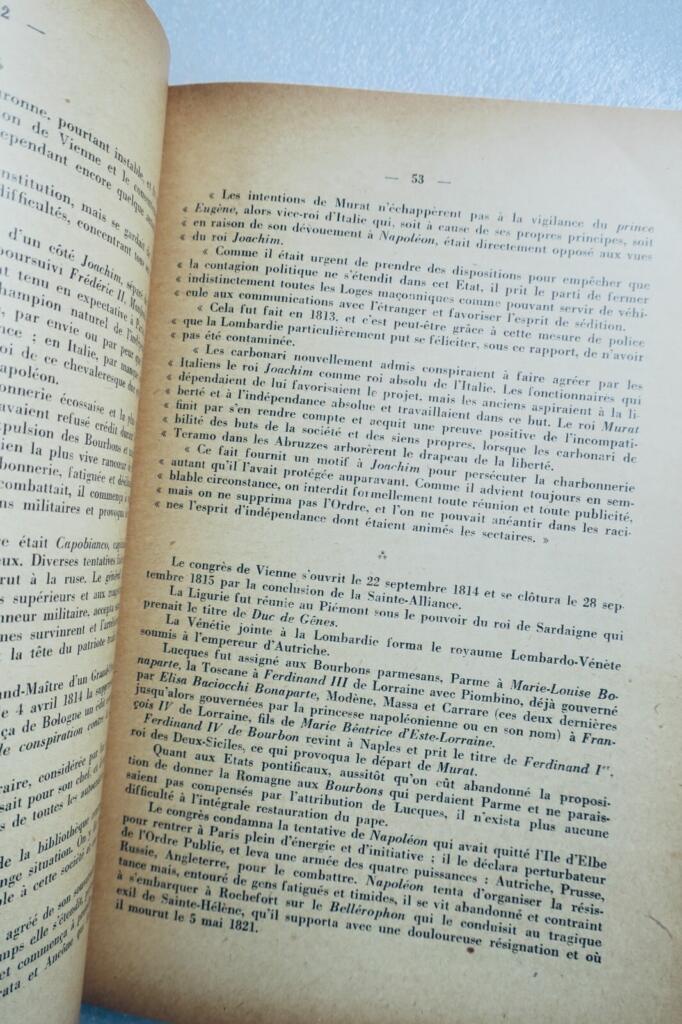 Carbonari and Freemasonry in Italian National Awakening