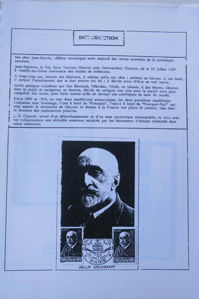 Charcots Antarktis-Abenteuer: Briefmarkenstudie