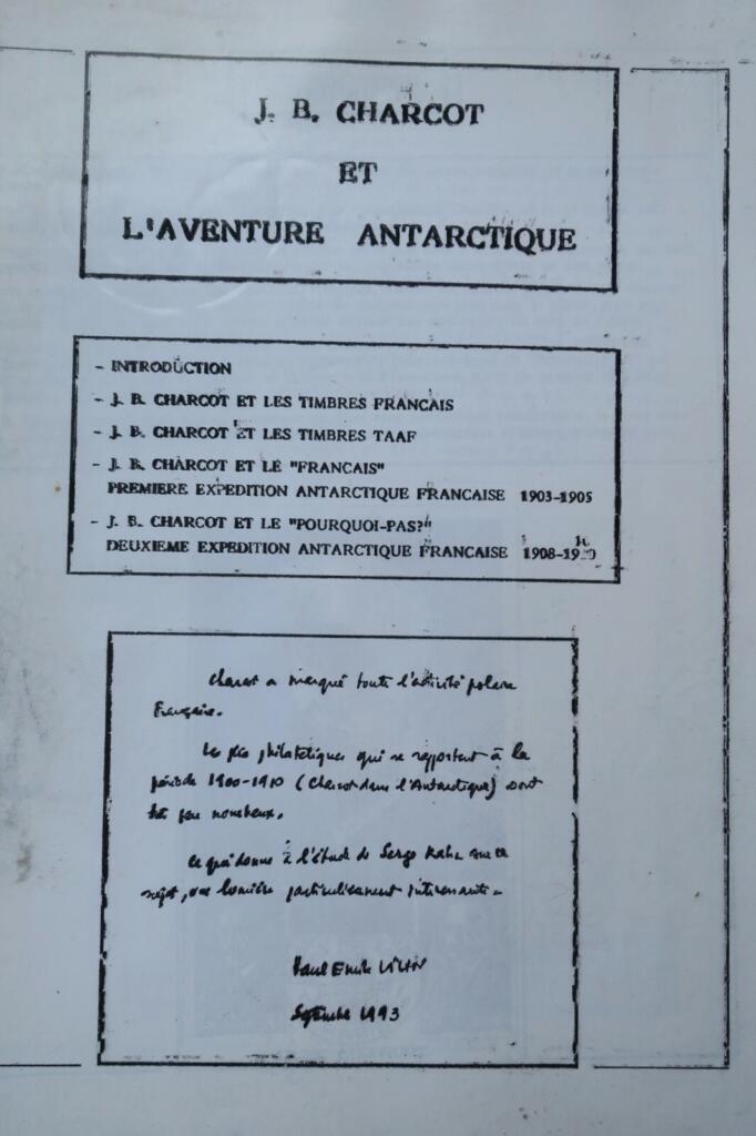 Charcots Antarktis-Abenteuer: Briefmarkenstudie