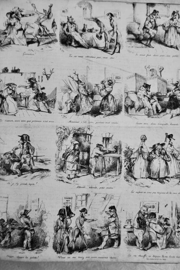 1832-33 satirical weekly Le Charivari with Daumier & Gavarni