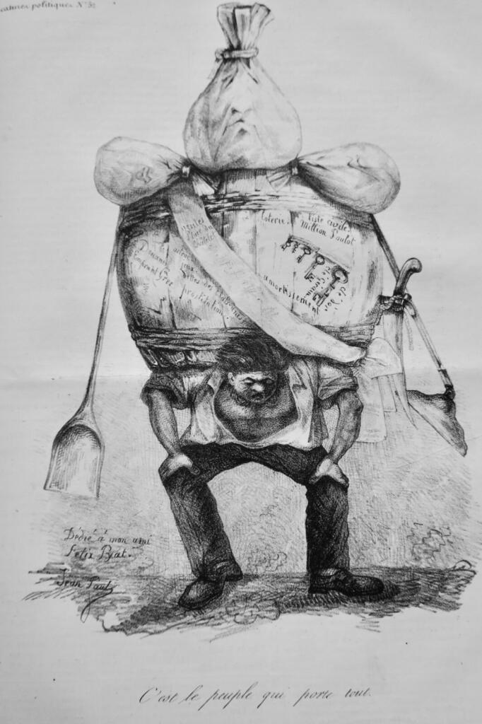 1832-33 satirical weekly Le Charivari with Daumier & Gavarni