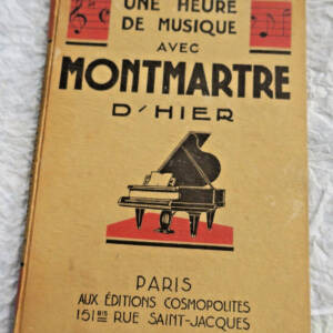 Chat noir BONNAUD Une heure de musique avec Montmartre